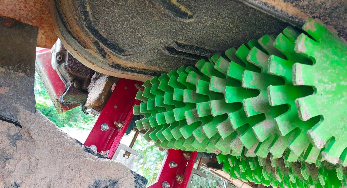 Nettoyeur pour bandes à chevrons ACMAN CHV - sable sec