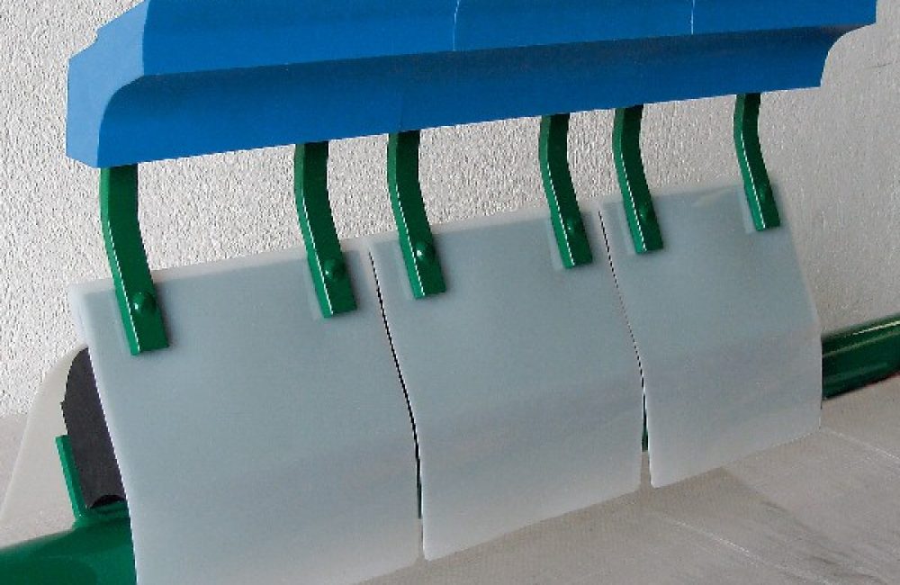 Racleur BELLE BANNE H.V/HU et H.RT/HU pour Bande Transporteuse - Lames Polyuréthane